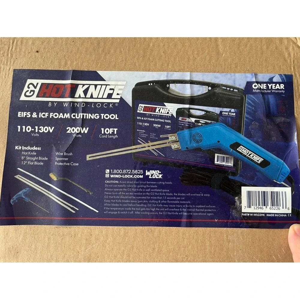 Hot Knife G2 EIFS ICF Foam Cutting Tool 110-130V
